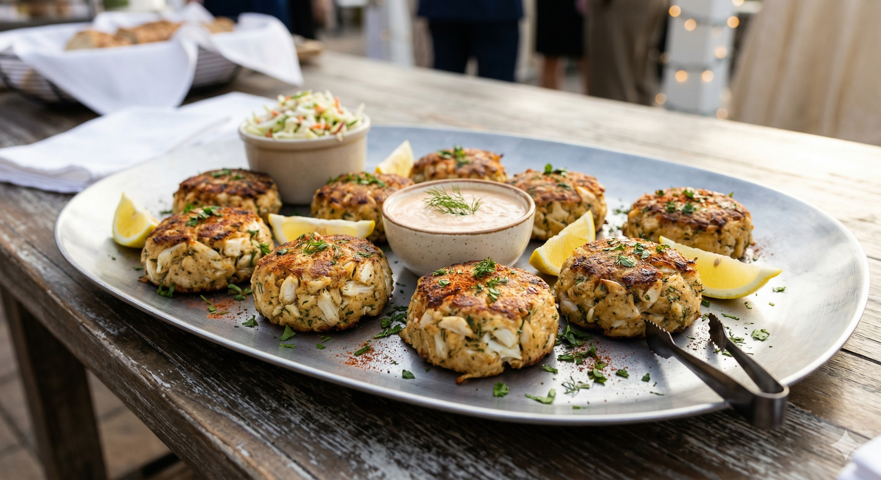 Crab Cake Platter