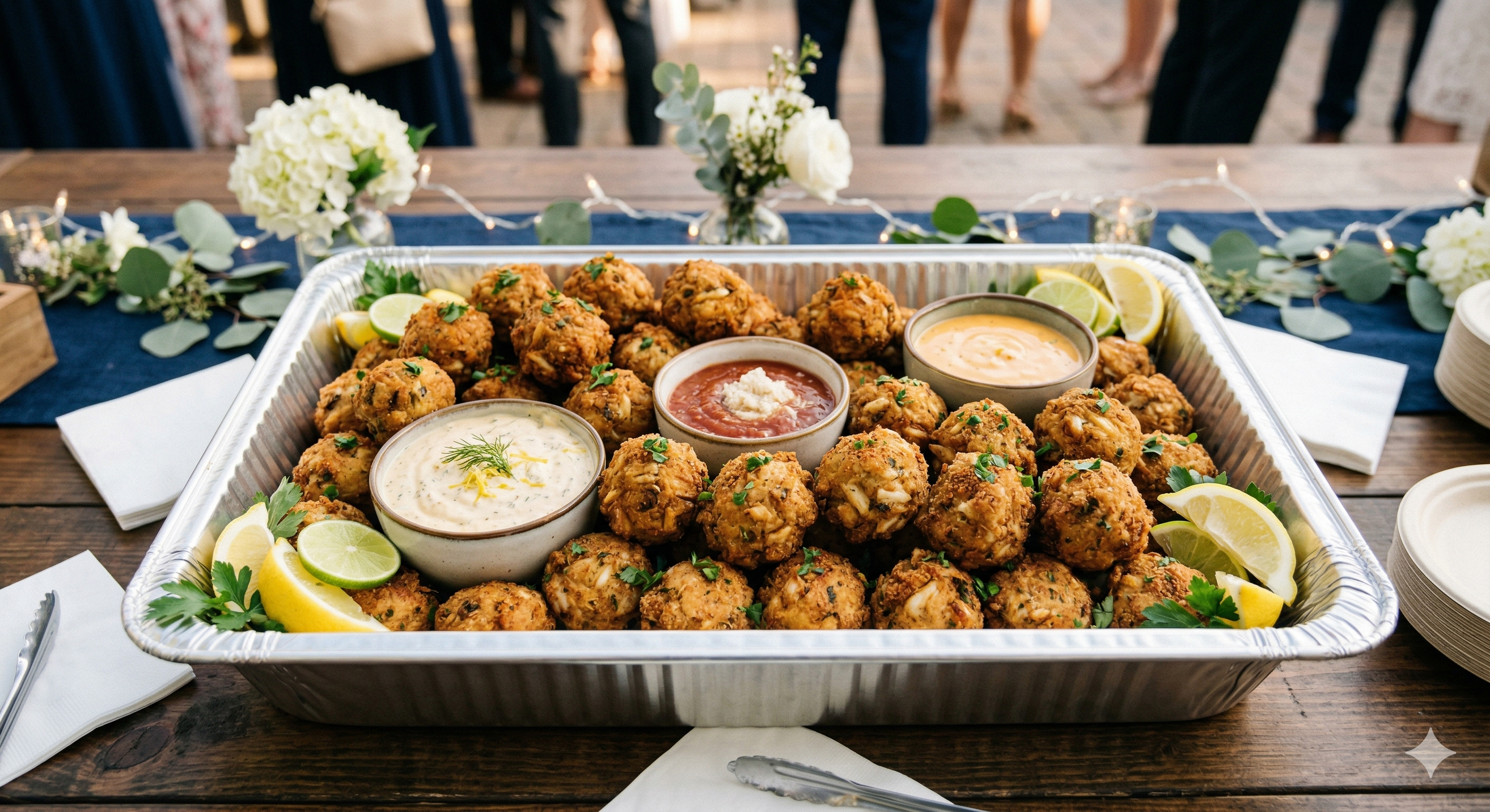 Signature Crab Ball Tray
